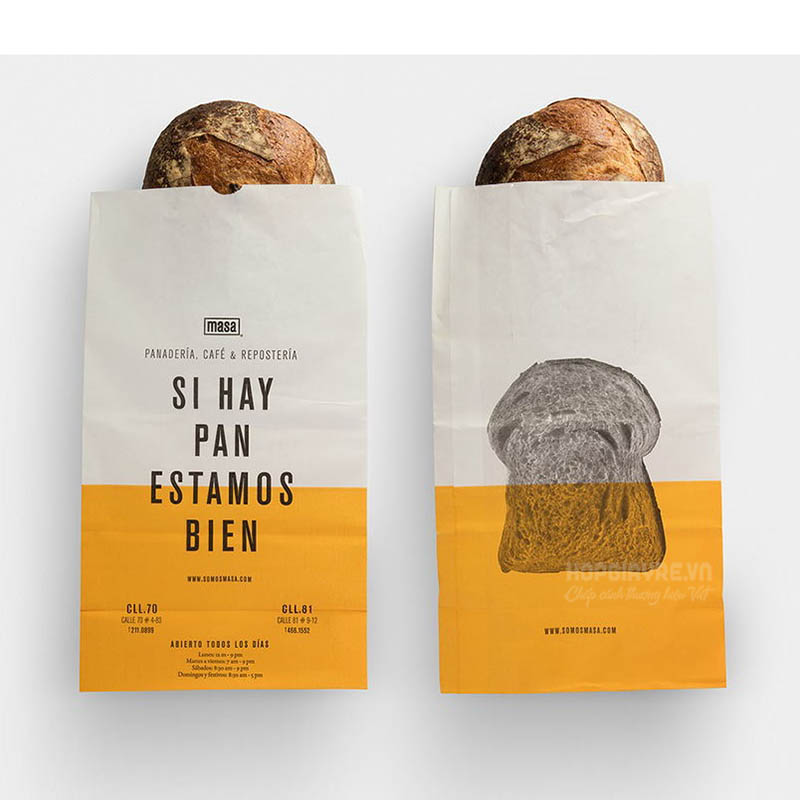 Túi giấy đựng bánh mì