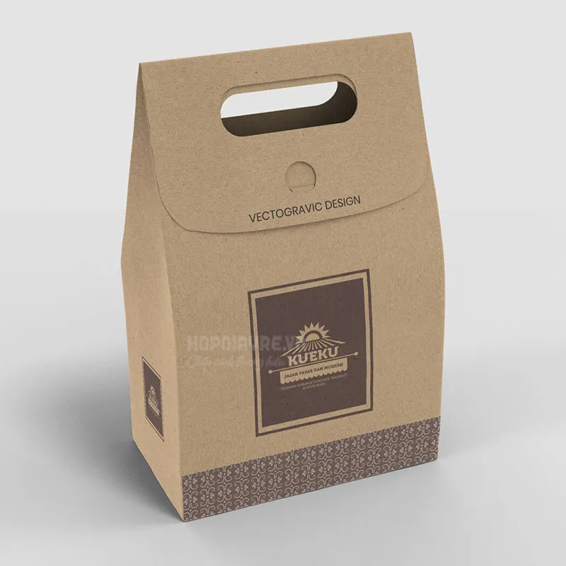 Túi giấy Kraft đựng bánh