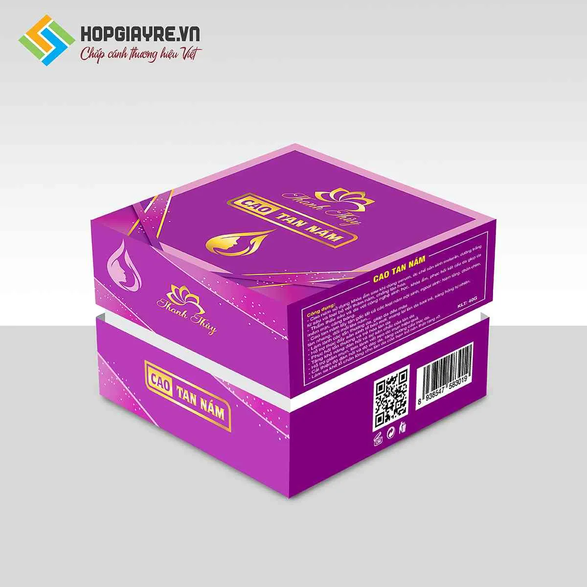 hộp cứng đựng mỹ phẩm cao cấp