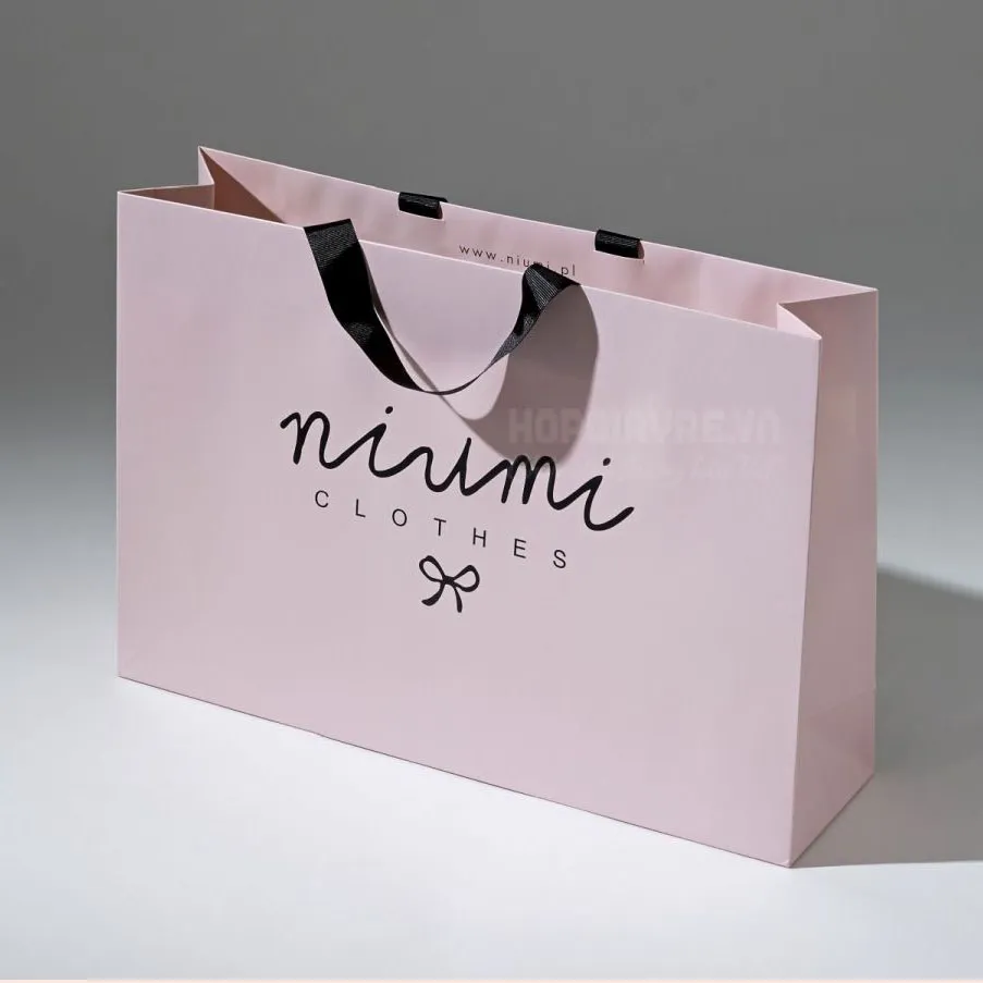 Túi giấy đựng quần áo thời trang cao cấp