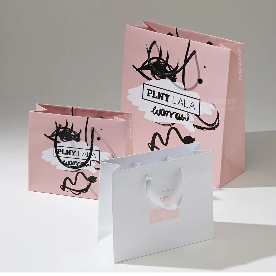 Túi giấy đựng quần áo thời trang cao cấp