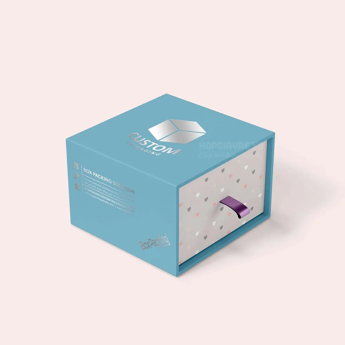 Hộp Giấy Cứng Đựng Namecard In Logo Theo Yêu Cầu -