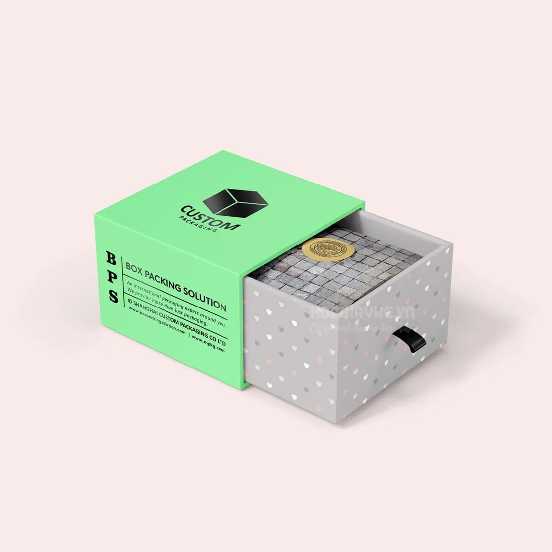 Hộp Giấy Cứng Đựng Namecard In Logo Theo Yêu Cầu -