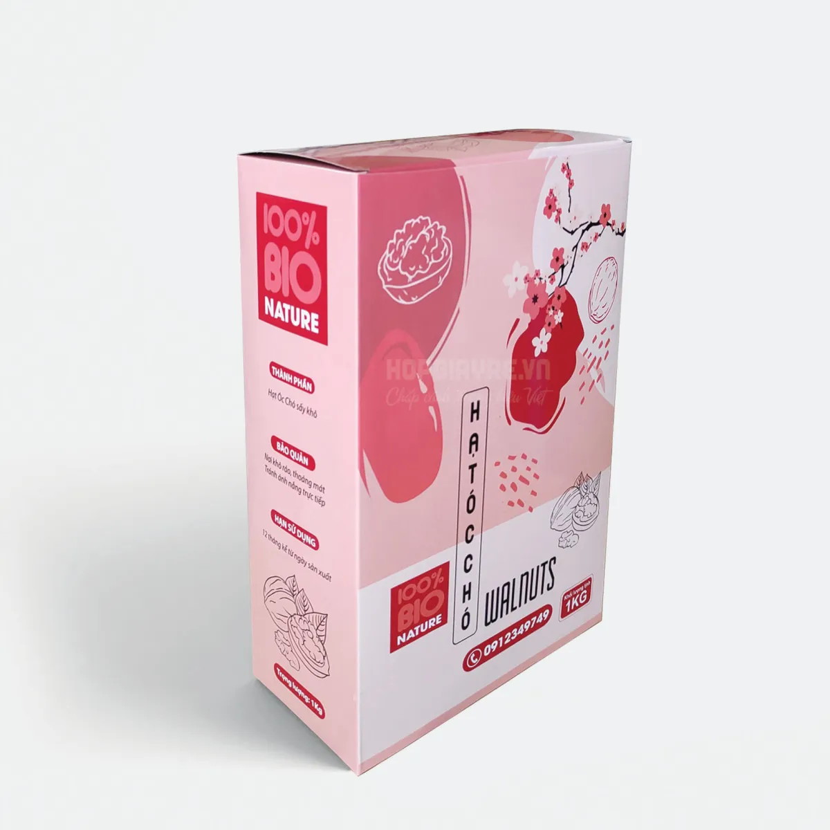 Hộp hạt óc chó WALNUTS - HGH 0001