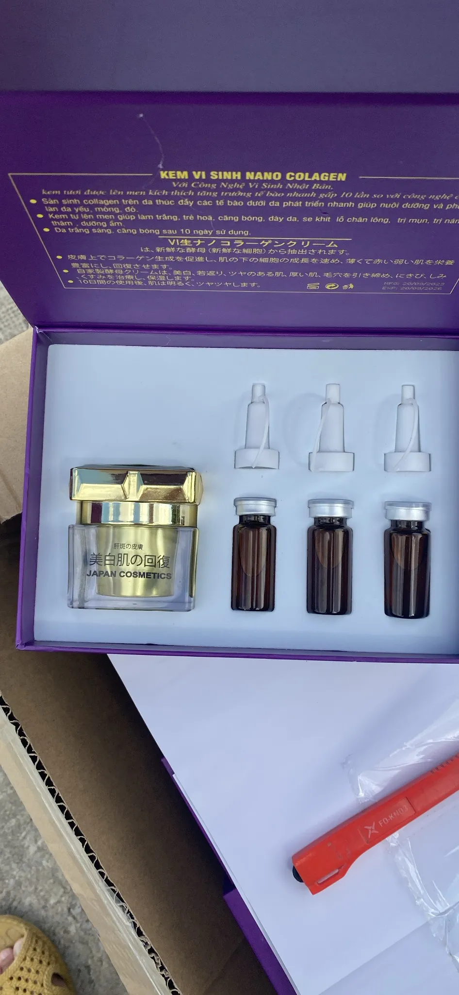 hộp cứng mỹ phẩm cao cấp